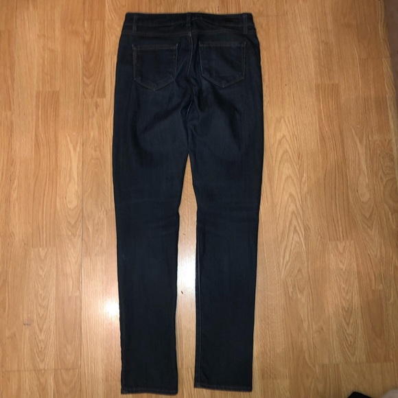 PAIGE Premium Denim Skyline Low Rise Skinny Jean Twilight Dark Wash Size 26 - Picture 3 of 12